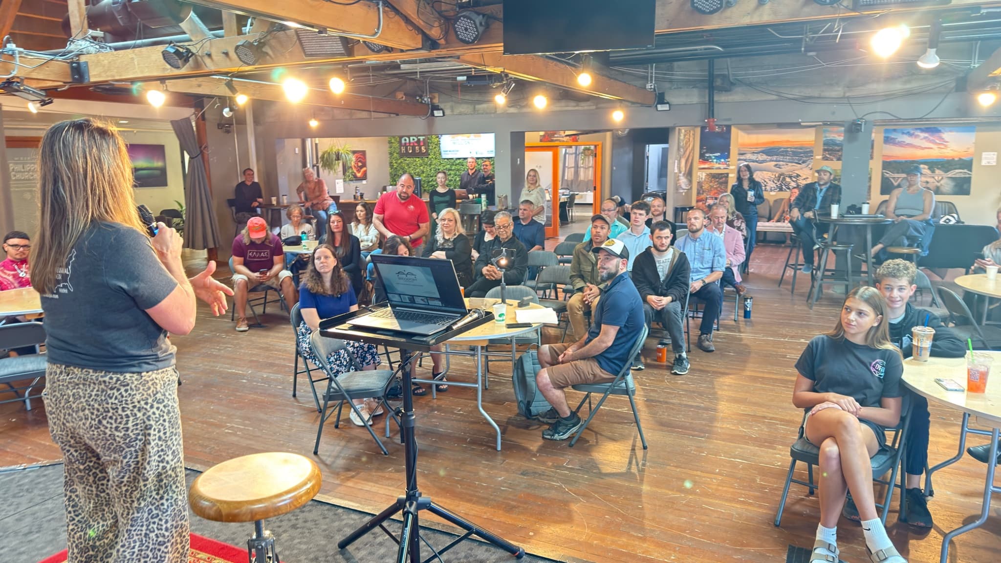 Hannah Kirschenmann & Lori Nissen - 1 Million Cups photo