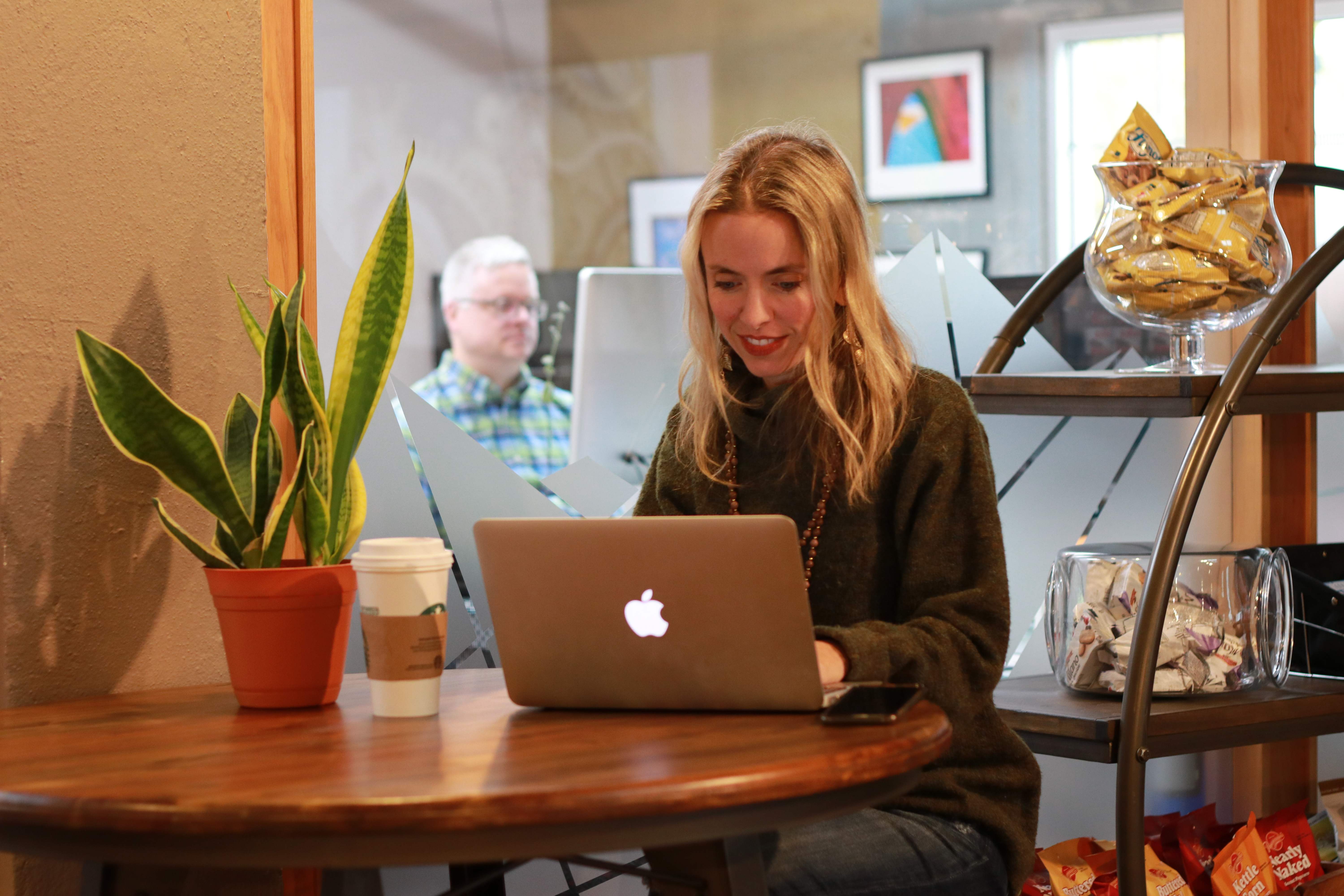 Member working in the community space
